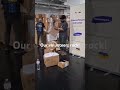UAid Direct volunteers rocking the warehouse!