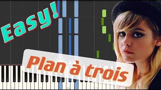 Coeur de pirate - Plan à trois || Piano Tutorial (Easy)