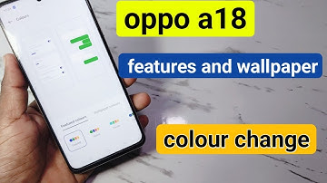 oppo a18 colour setting | oppo a18 me wallpaper colour change kaise kare