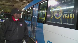 Bus driver marks 50 years at Metro