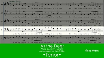 As the Deer • Tenor