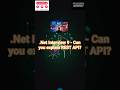 C# Interview 9 - Can you explain REST API? #.netfullstackinterview
