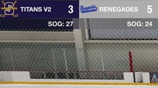 GBS Titans V2 Blue vs Renegades - 2023-24 AHL/IHSHL Game #6