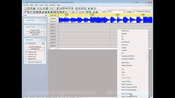 LOR-Waveform Display in the Sequence Editor