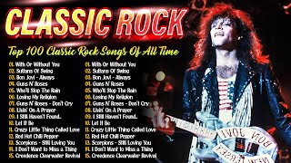 Classic Rock Greatest Hits Full Album 🔥 70s 80s 90s Rock Songs🔥Queen, Bon Jovi, U2, Guns N' Roses