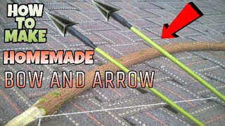 Homemade Powerful Bow and Arrow - HOW TO MAKE | The Thug