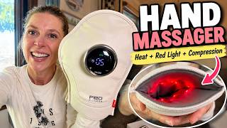 The Ultimate Red Light Hand Massager with Heat and Compression