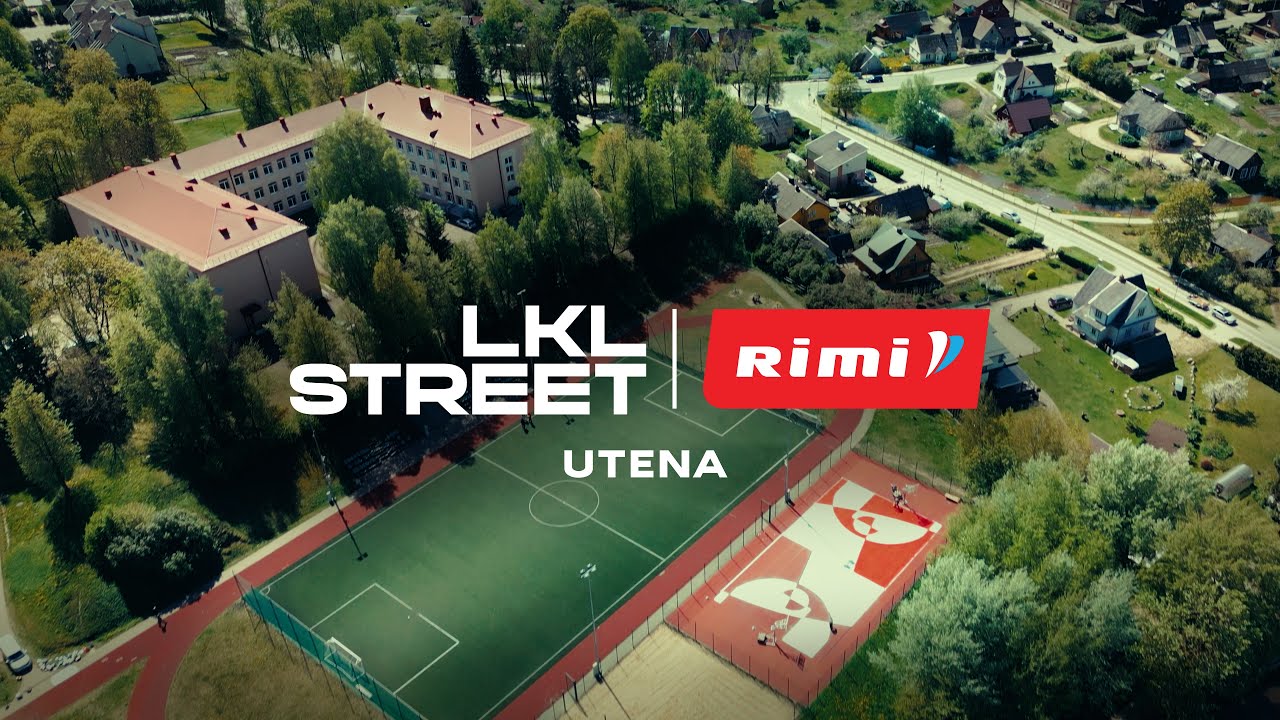 LKL Street Rimi atnaujinta aikštelė Utenoje YouTube