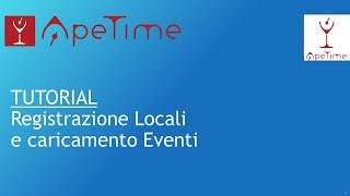 TUTORIAL: Registrazione Locali screenshot 1