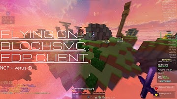 Flying on BlocksMC | FDP Client