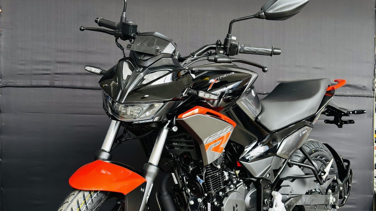 Hero Xtreme 125R Launching New Colour Black with Orange! First YouTube video !