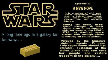 Star Wars Intro Animated in LEGO