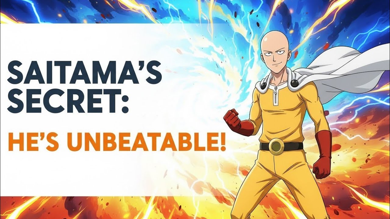 Saitama’s Secret: He Doesn’t Care About Winning – Now He’s Unbeatable!