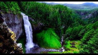 5 hours Waterfall Symphony Ultimate Relaxation Music Forest Sound,birds sound, anxiety, ASMR, water