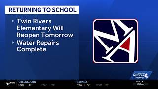 Twin Rivers Elementary to resume in-person operations Tuesday after water service repairs