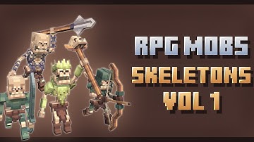 RPG Mobs | Skeletons Vol 1 | MythicMobs x ModelEngine
