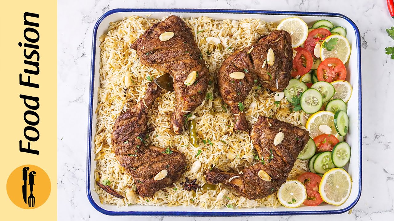 Yemeni Style Smokey Chicken Mandi Recipe By Food Fusion (Ramazan Special)