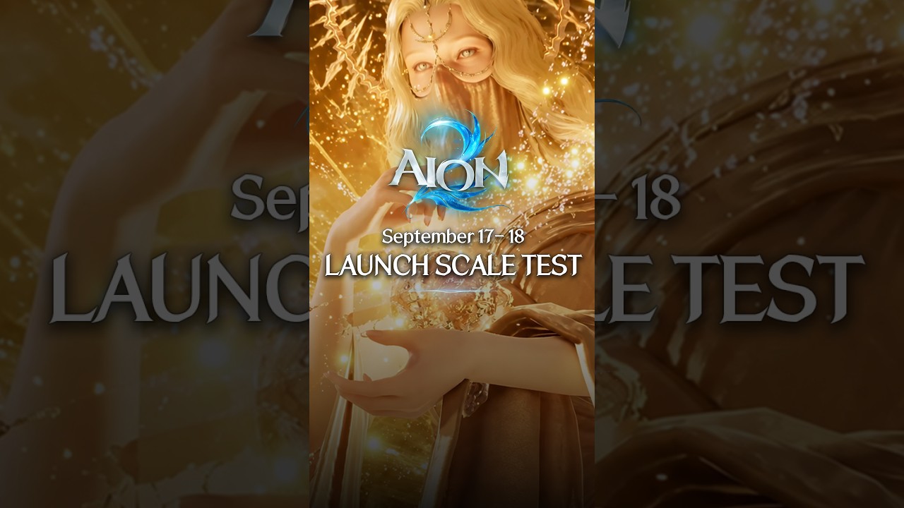 AION 2] Launch Scale Test September 17–18 - YouTube