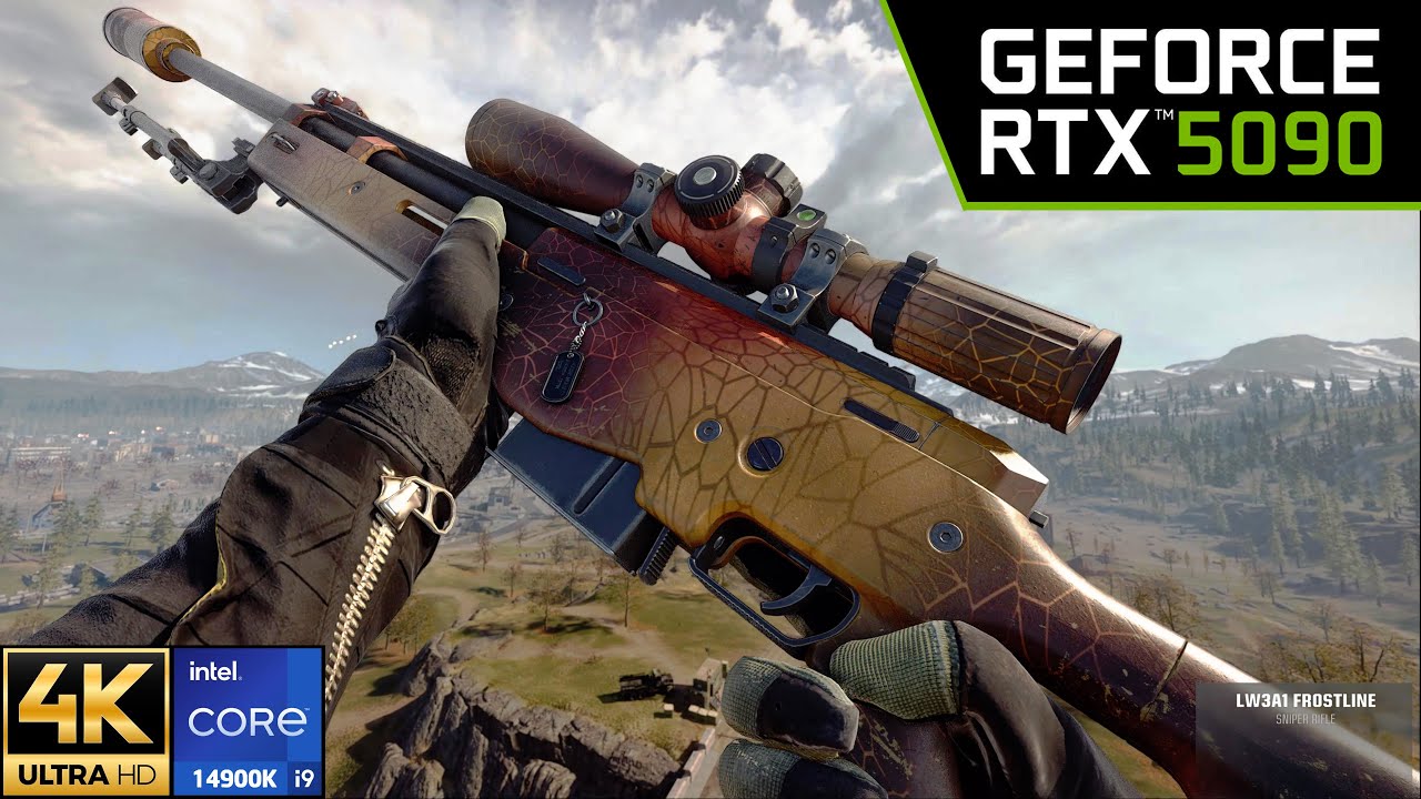 Call of Duty Warzone | RTX 5090 + i9-14900K | 4K Extreme Settings DLSS 4
