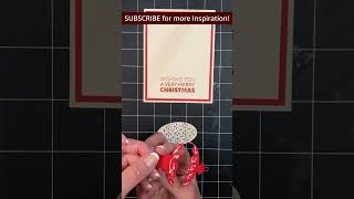 🎄STEP by STEP 🎄Christmas Card Quick and Easy! #shorts