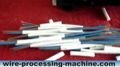 Flat Dual Core Wire Stripping and Cutting machine WPM-09P http://www.wire-stripping-machine.com