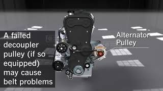 Animation on What a Serpentine Belt Does