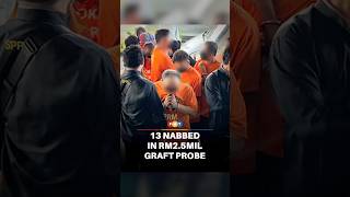Govt agency director among 13 nabbed in RM2.5mil graft probe