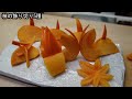 柿の飾り切り 5種
