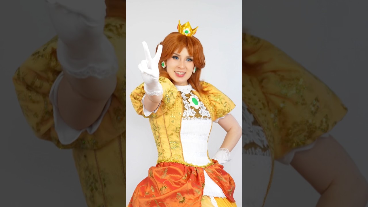 Princess Daisy cosplay! 👑🌼🧡 #cosplay #princessdaisy #nintendo #mario