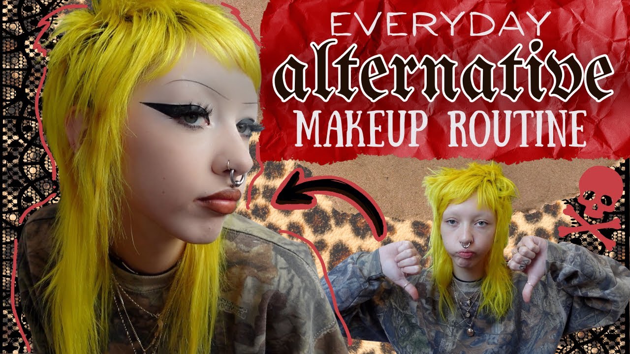EVERYDAY ALTERNATIVE MAKEUP ROUTINE/TUTORIAL - YouTube