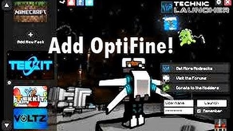 How to install OptiFine to ANY Technic modpack