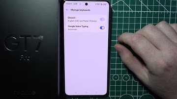 Realme GT 7 Pro - How to Change Keyboard Language