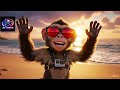 Funny Adventure Flying Monkey Vlogger 🐒🐒🤣#fatima #usa #banarvlog #MonkeyVlogger #TalkingMonkey