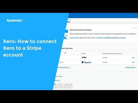 Xero: How to connect Xero to a Stripe account