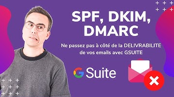 Paramétrer DKIM DMARC SPF pour Gsuite pour OVH - Guide étape par étape