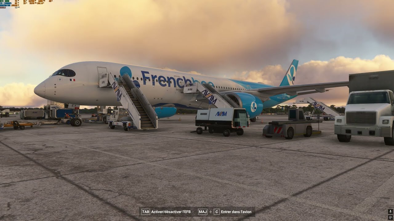Inibuild A350 | Landing at Punta Cana (MDPC) | MSFS 2024