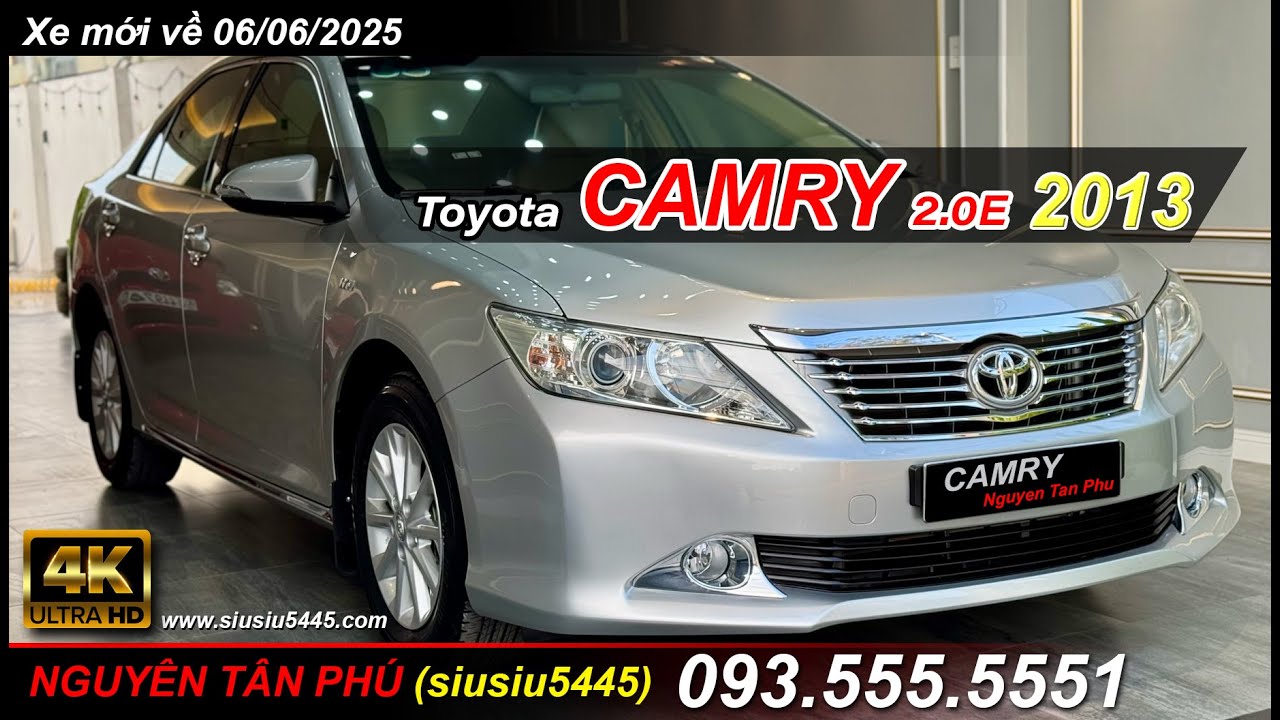 Toyota CAMRY 2.0E 2013 đúng 55.000km  I Tuy siêu hiếm nhưng bên Nguyên sẽ luôn có I