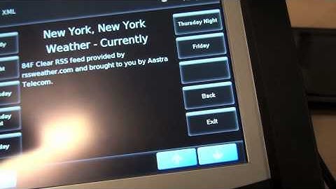 Aastra 6739i Review:  Setting up Softkeys/XML Apps