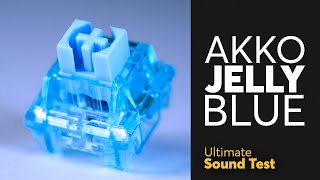 Akko CS Jelly Blue Ultimate Sound Test | Great Dual Tactile Bump Switch