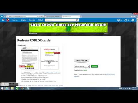 How To Redeem Your Roblox Gift Card Code Youtube - 