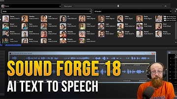 MAGIX Sound Forge 18 - AI Text to Speech Tutorial