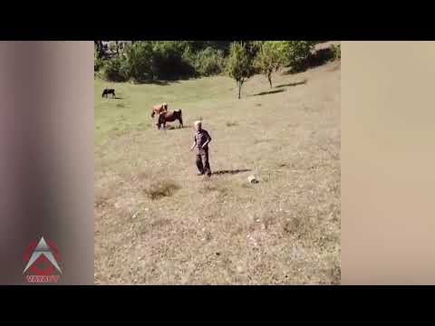 Hayatında ilk defa drone gören adamın tepkisi