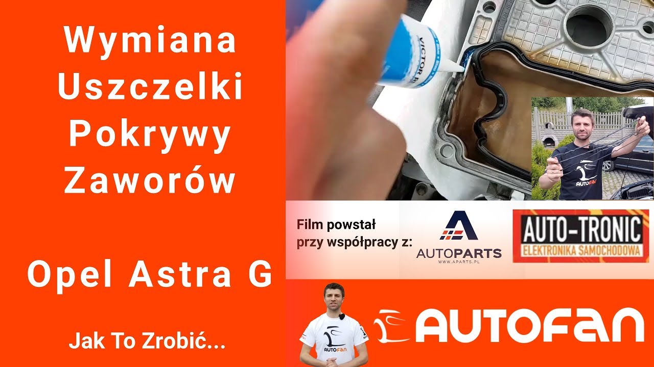 Jak Wymienić Uszczelkę Pokrywy Zaworów "Klawiatury"? Opel Astra G Ii 1.6 16V | Autofan - Youtube