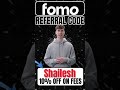 Fomo App Referral Code Shailesh Get 10% Off On trading Fees