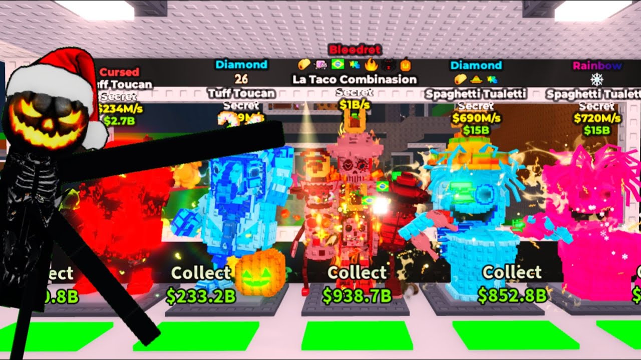 STEALING THE MOST RARE ITEMS FROM ALL OF JANUARY! (19X LUCK) Steal a Brainrot ROBLOX!