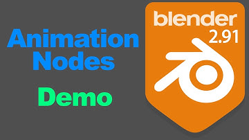 Blender 2.91 - Animation Nodes - Demo
