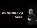 Download Lagu Adele - Cry Your Heart Out (Lyric Video)