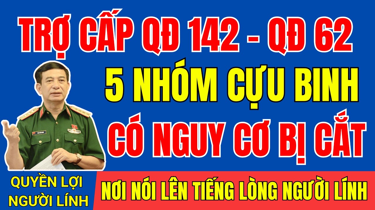 5 NHÓM CCB  CÓ NGUY CƠ BỊ CẮT TRỢ CẤP 142- 62 TRONG ĐỢT RÀ SOÁT 2026 | #tintuc   #cuuchienbinh