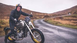 Spifire Motorcycle Over Scottish Highlands | Dougie Lampkin