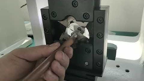 Hexagonal terminal crimping machine 0-120mm2 mold changingfree